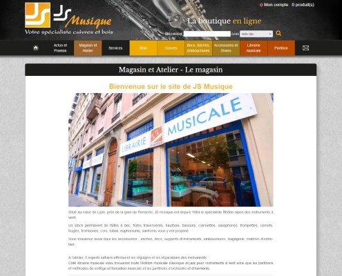 JS Musique Lyon magasin