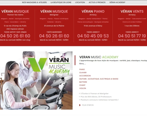 Veran Musiques page Academy