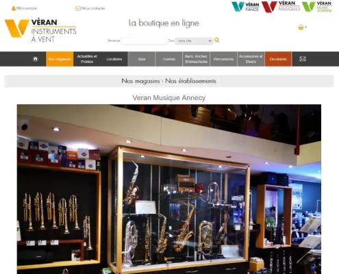 Veran Vents page magasins