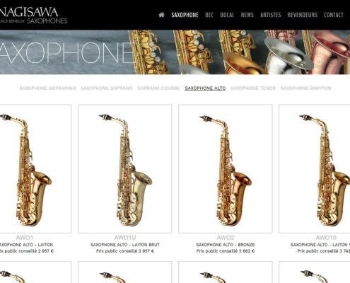 Yanagisawa page saxophones