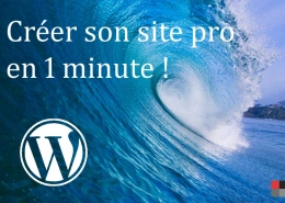 Un site WordPress en 1 minute