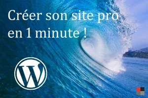 Un site WordPress en 1 minute