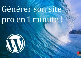 Un site WordPress en 1 minute