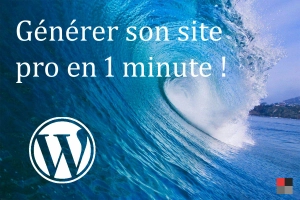 Un site WordPress en 1 minute